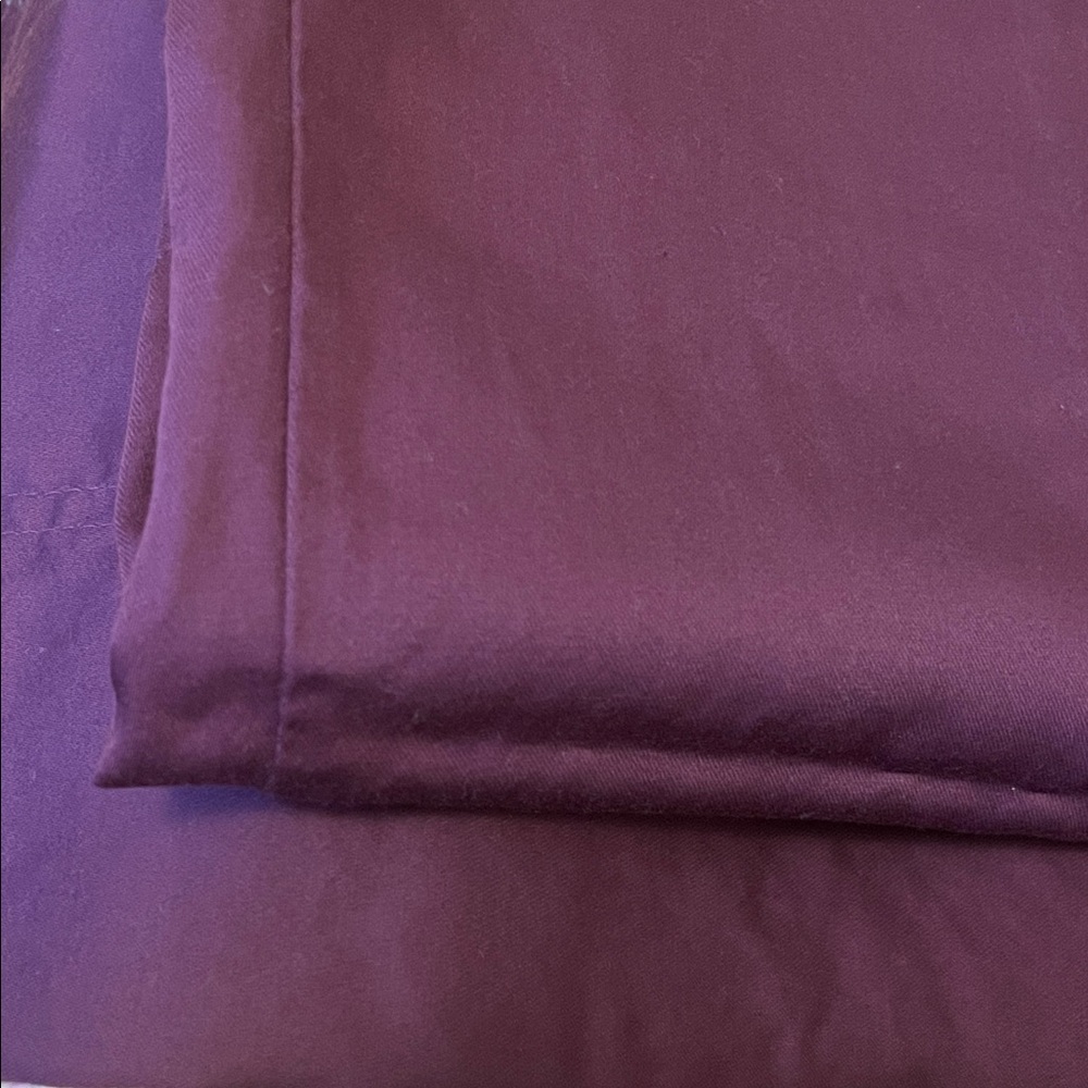 NEW Pair of Purple Standard Pillowcases